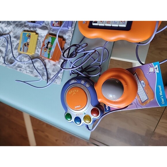 VTech - 3 Vsmile 2VMotion TV Learning System Consoles Lot W/Controllers Untested - Picture 2 of 8